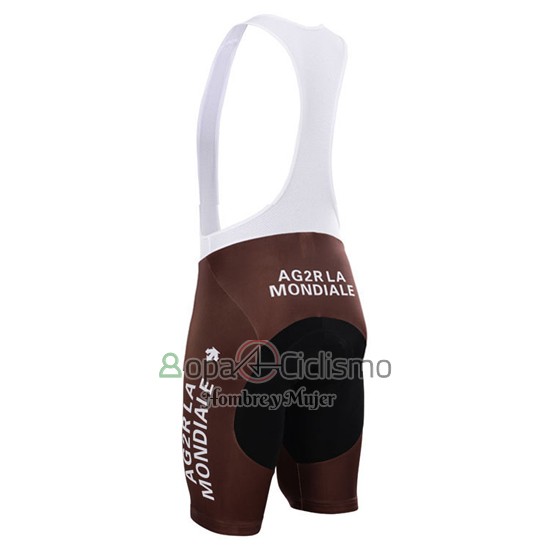 Ag2rla Ropa Ciclismo Culotte Corto 2015 Mangas Cortas Brown